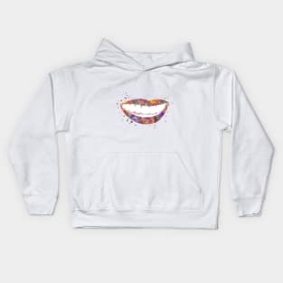 Mouth, smiling mouth Kids Hoodie